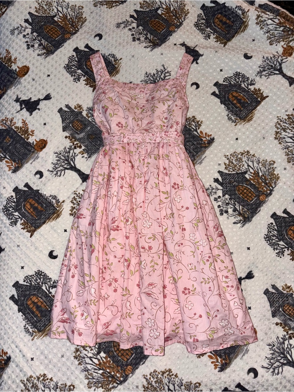 Shabby Chic Pink Floral Girls' Formal Dress